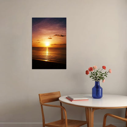 Beautiful Sunset Landscape Sky Poster Wall Art Print Home Wall Decor - xonomax