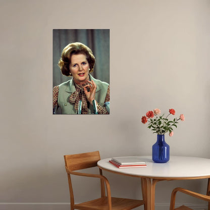 Margaret Thatcher British Politician Poster Wall Art Print Home Wall Decor