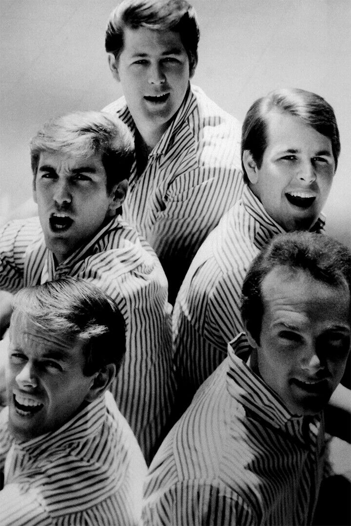 Group Portrait Of The Beach Boys Poster Wall Art Print Home Wall Decor