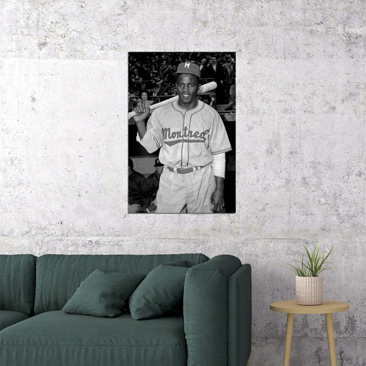 Jackie Robinson Famous Athlete Sport Poster Wall Art Print Home Wall Decor - xonomax