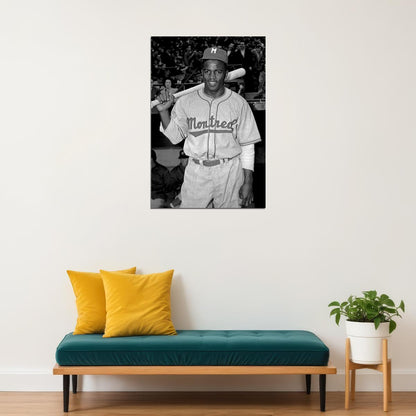 Jackie Robinson Famous Athlete Sport Poster Wall Art Print Home Wall Decor - xonomax