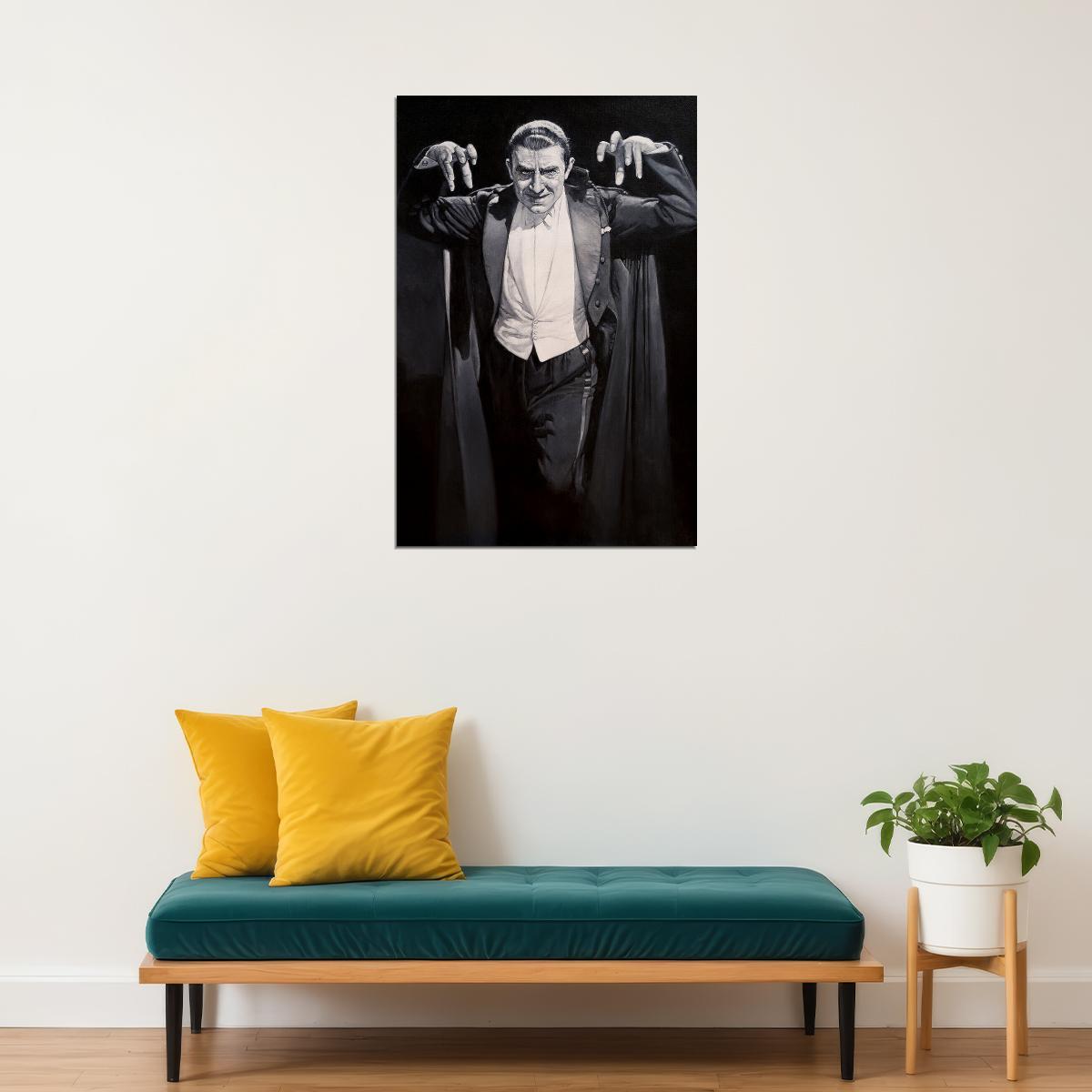 Dracula Classic Horror Movie Fantasy Poster Wall Art Print Home Wall Decor