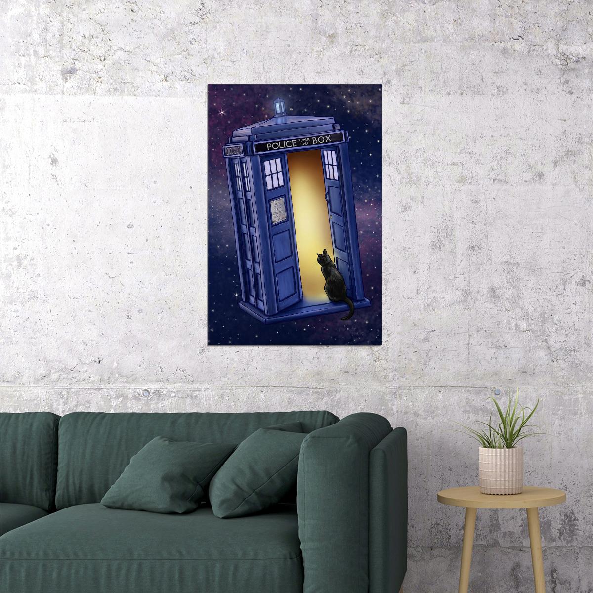 Dr Who Space Tardis Movie Comedy Science Fiction Poster Wall Art Print Home Wall Decor