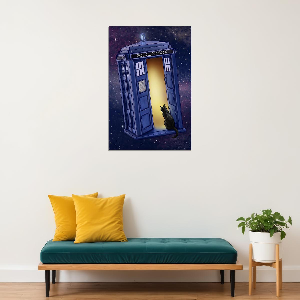 Dr Who Space Tardis Movie Comedy Science Fiction Poster Wall Art Print Home Wall Decor