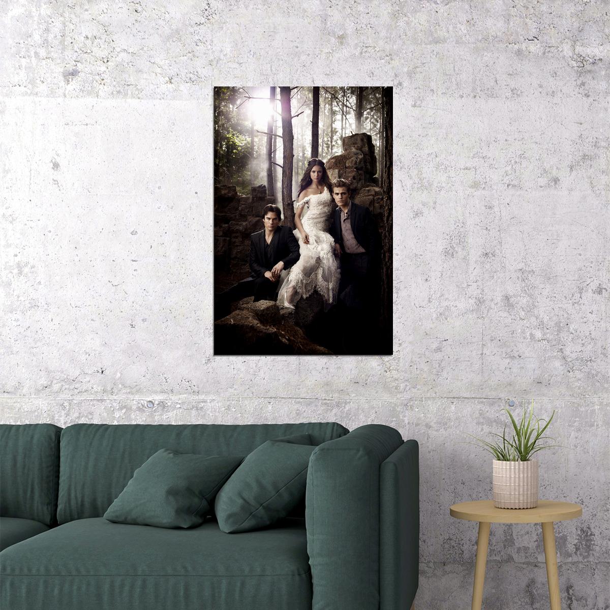 The Vampire Diaries Drama Fantasy Poster Wall Art Print Home Wall Decor