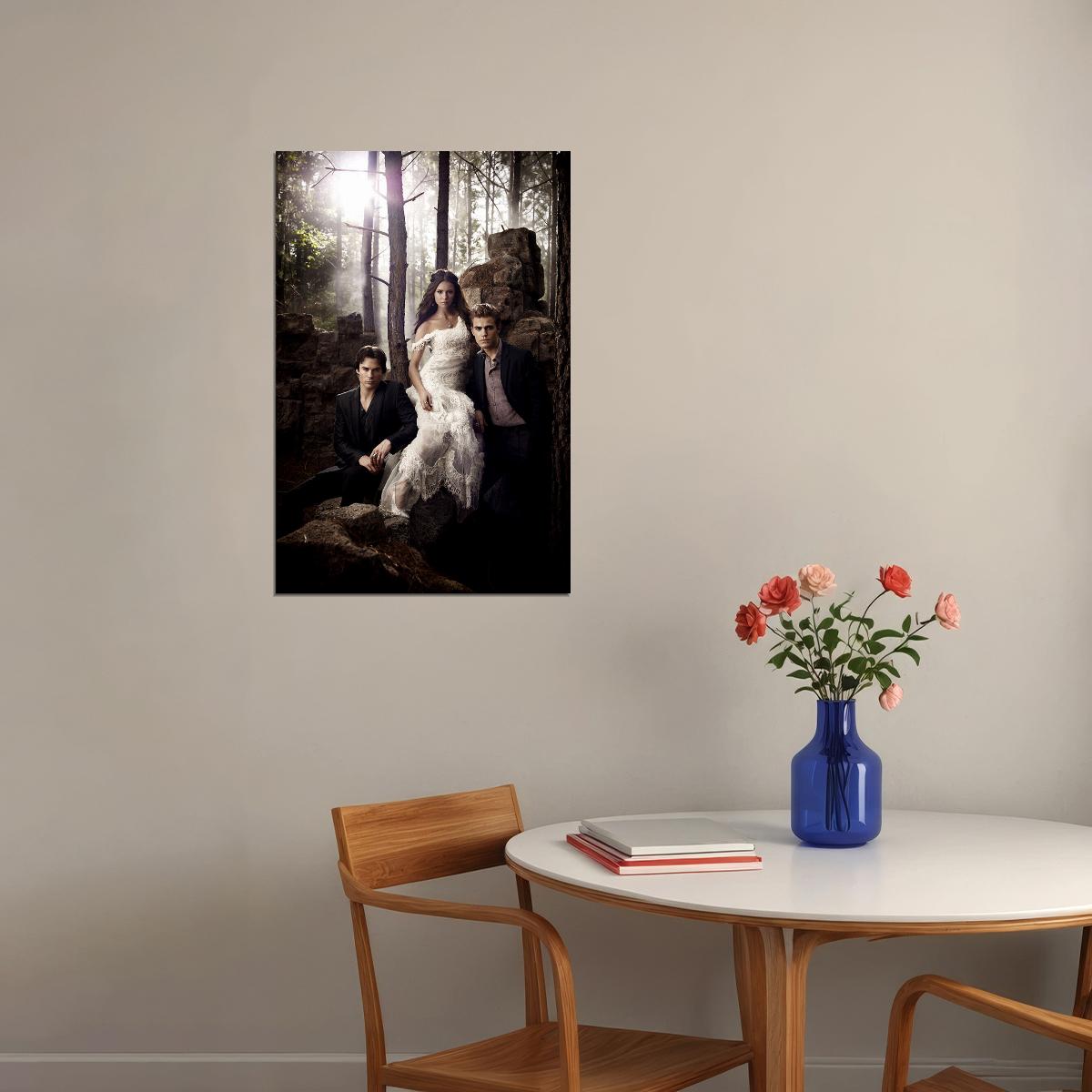 The Vampire Diaries Drama Fantasy Poster Wall Art Print Home Wall Decor