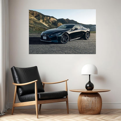 Lexus Lc 500 Aviation 2021 Grand Tourer Poster Wall Art Print Home Wall Decor