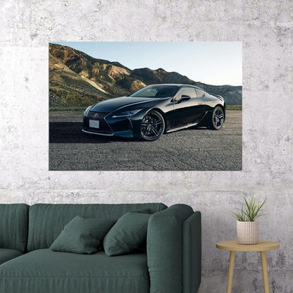 Lexus Lc 500 Aviation 2021 Grand Tourer Poster Wall Art Print Home Wall Decor