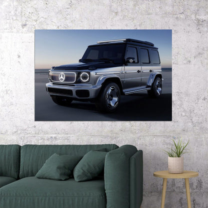 Mercedes-benz Concept Eqg Poster Wall Art Print Home Wall Decor