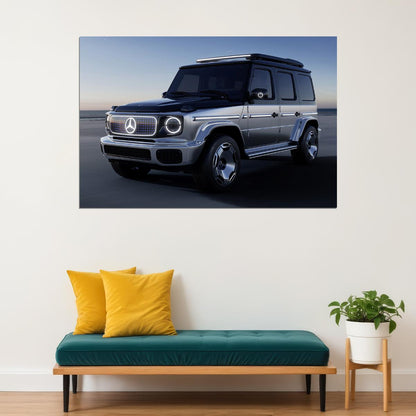 Mercedes-benz Concept Eqg Poster Wall Art Print Home Wall Decor