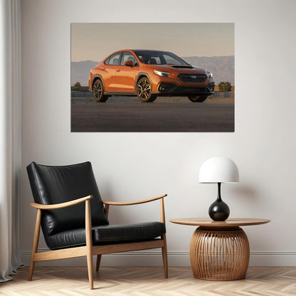 2022 Subaru Wrx Limited Motorsport Vehicle Poster Wall Art Print Home Wall Decor