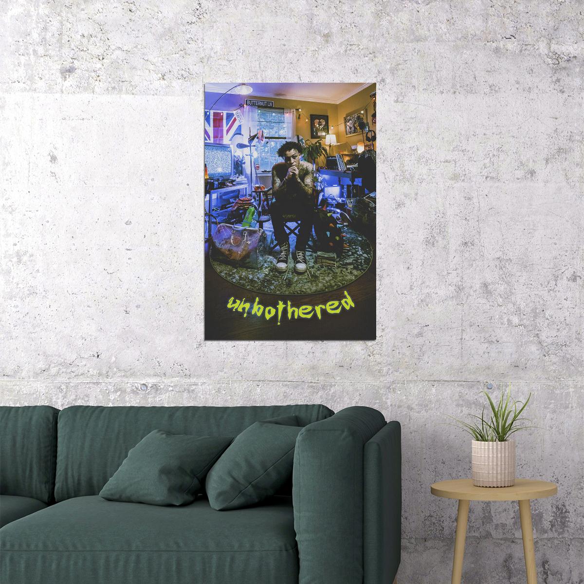 Lil Skies Unbothered Music Album Singer Rapper Poster Wall Art Print Home Wall Decor