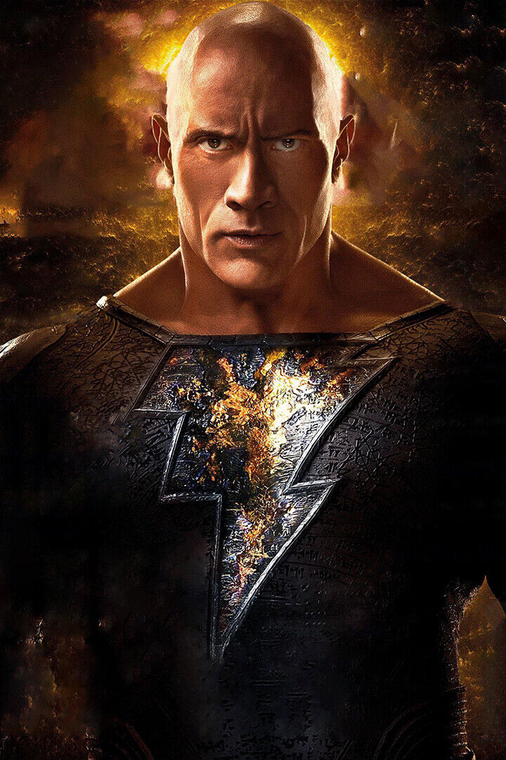 Black Adam Movie Fantasy Adventure Action Poster Wall Art Print Home Wall Decor