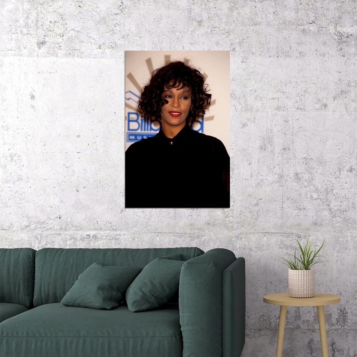 Whitney Houston American Singer Poster Wall Art Print Home Wall Decor - xonomax