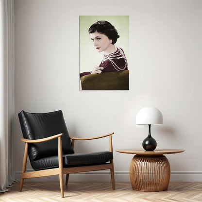 Chanel Brand Founder Poster Wall Art Print Home Wall Decor