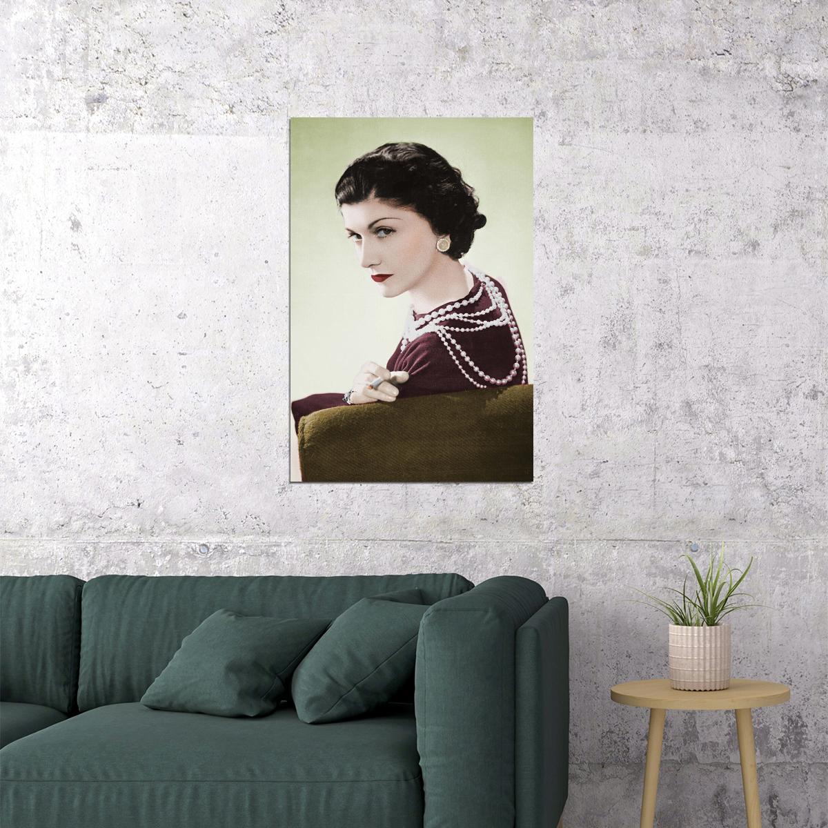 Chanel Brand Founder Poster Wall Art Print Home Wall Decor