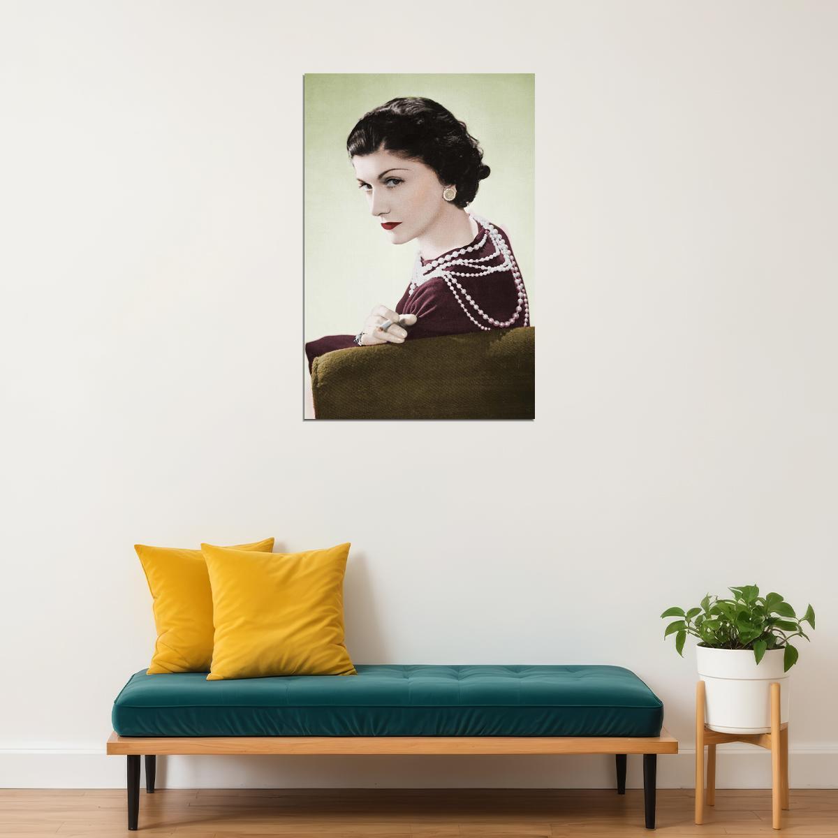Chanel Brand Founder Poster Wall Art Print Home Wall Decor