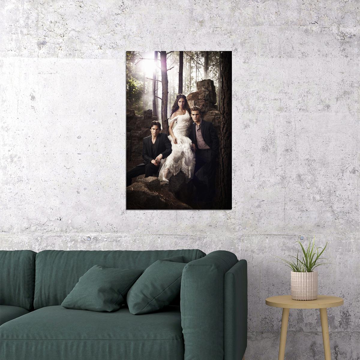 The Vampire Diaries Drama Horror Movie Poster Wall Art Print Home Wall Decor