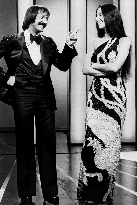 Sonny Bono And Cher On Television Poster Wall Art Print Home Wall Decor - xonomax