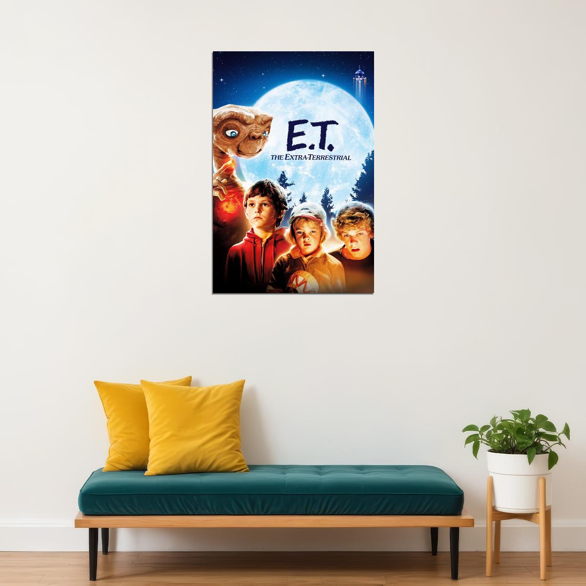 Et The Extra Terrestrial Movie Poster Wall Art Print Home Wall Decor