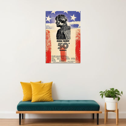 Easy Rider 1969 Classic Movie Poster Wall Art Print Home Wall Decor