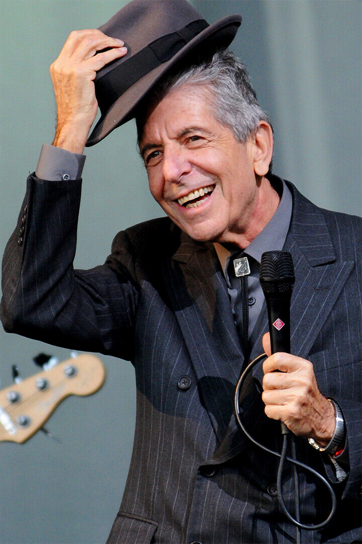 Leonard Cohen Writer Poet Songwriter Musician Poster Wall Art Print Home Wall Decor - xonomax