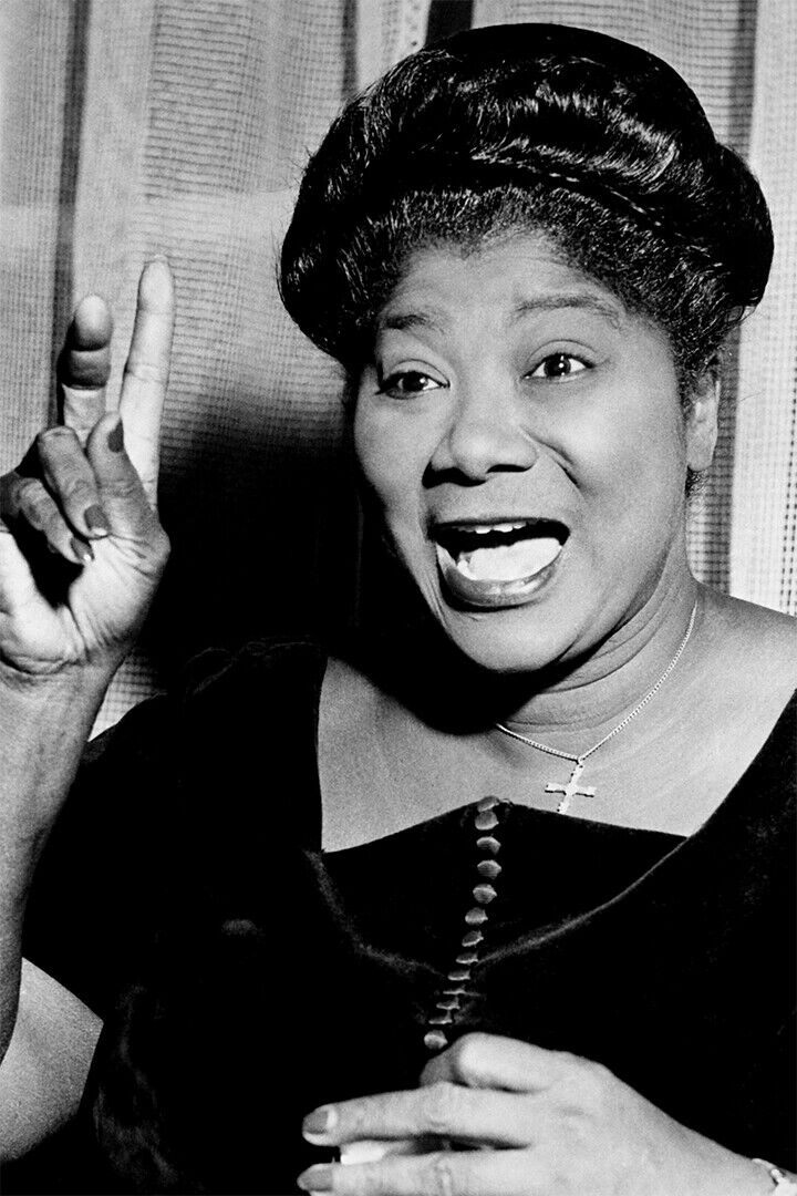 Mahalia Jackson Gospel Singer Poster Wall Art Print Home Wall Decor - xonomax