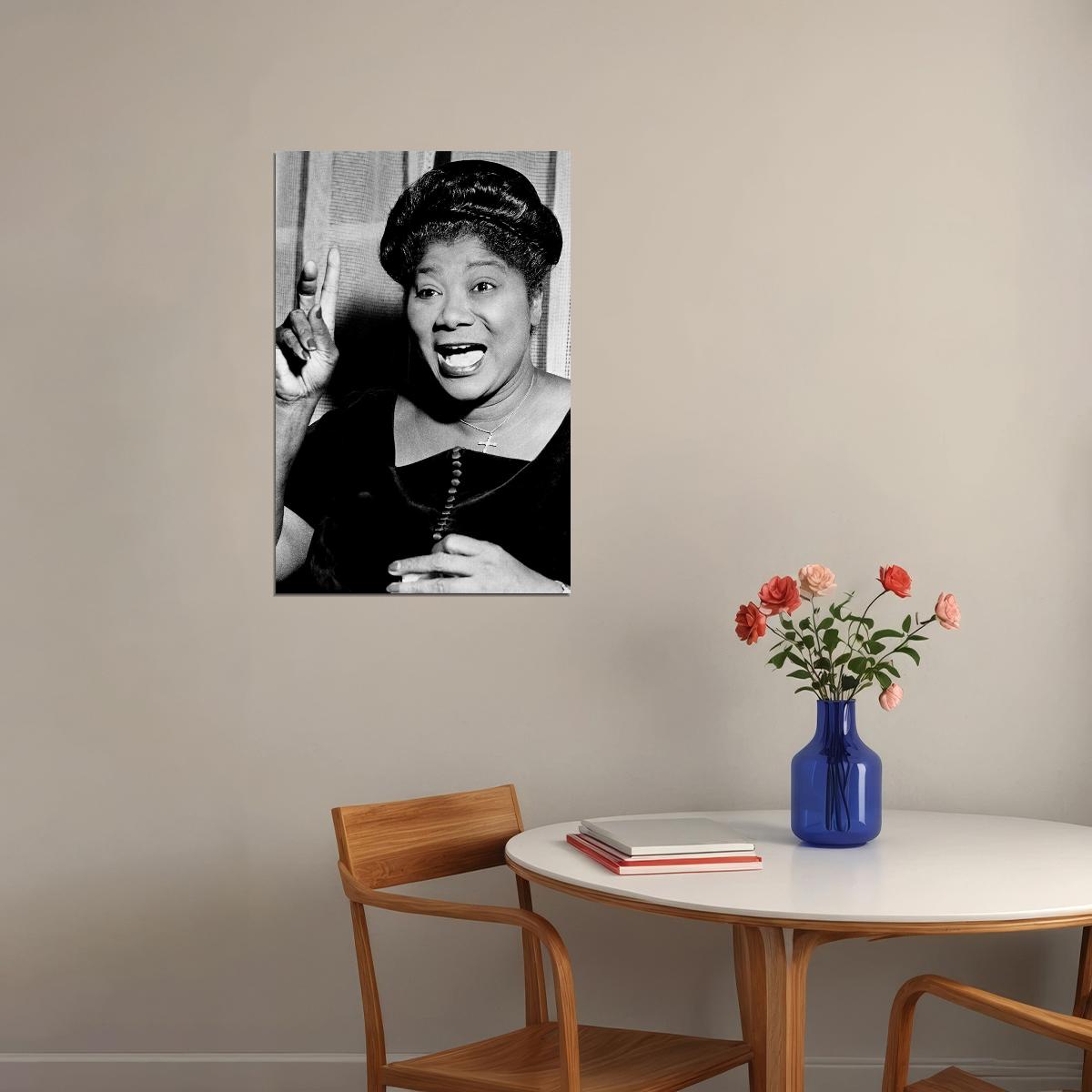 Mahalia Jackson Gospel Singer Poster Wall Art Print Home Wall Decor - xonomax