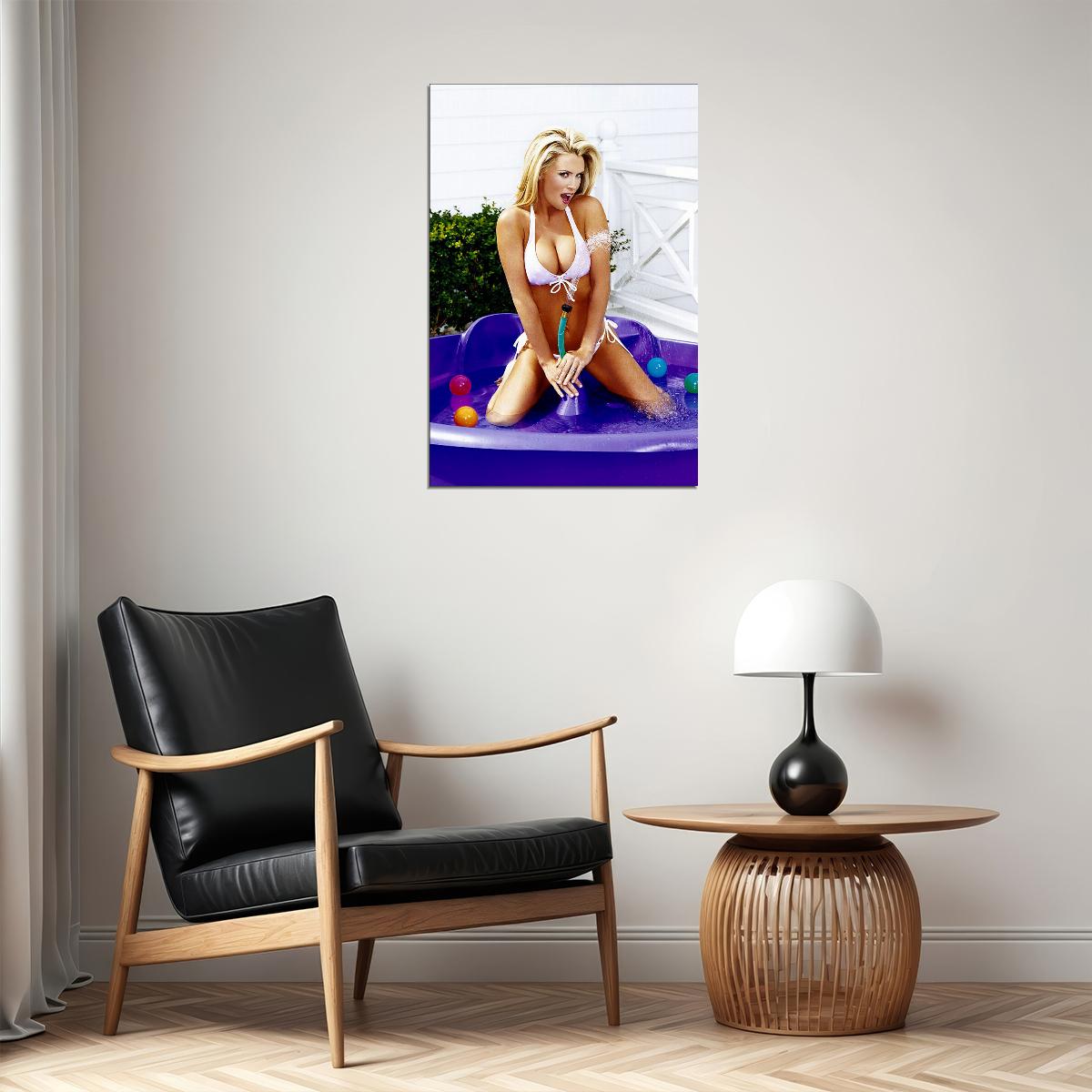 Jenny Mccarthy Sexy Posing Magazine Model Poster Wall Art Print Home Wall Decor