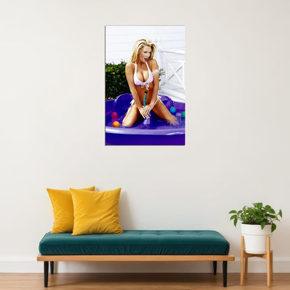Jenny Mccarthy Sexy Posing Magazine Model Poster Wall Art Print Home Wall Decor