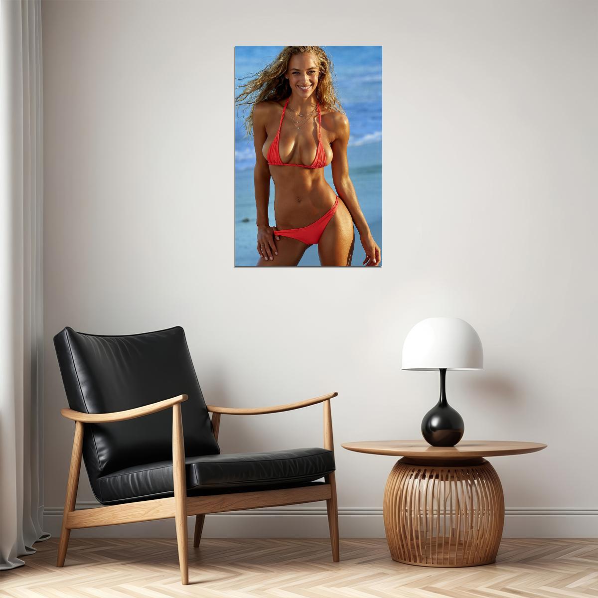 Hannah Ferguson Fashion Swimsuit Model Poster Wall Art Print Home Wall Decor - xonomax
