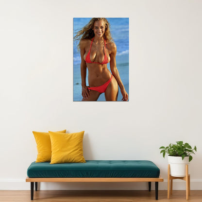 Hannah Ferguson Fashion Swimsuit Model Poster Wall Art Print Home Wall Decor - xonomax