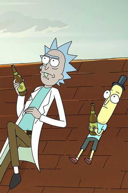 Rick And Morty Total Rickall Mr. Poopybutthole Poster Wall Art Print Home Wall Decor