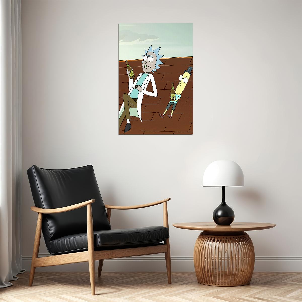 Rick And Morty Total Rickall Mr. Poopybutthole Poster Wall Art Print Home Wall Decor