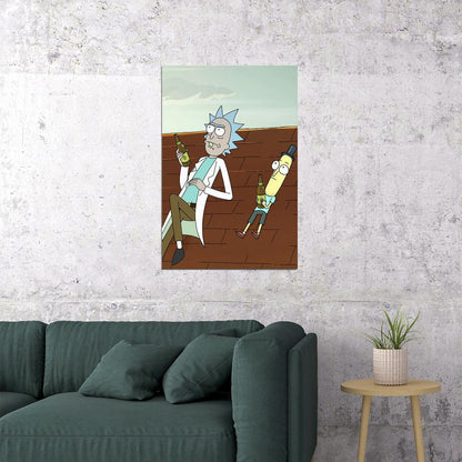 Rick And Morty Total Rickall Mr. Poopybutthole Poster Wall Art Print Home Wall Decor