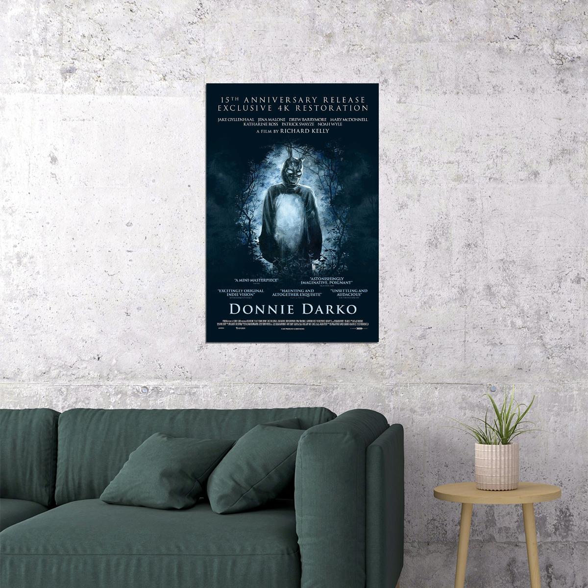 Donnie Darko Science Fiction Psychological Film Movie Poster Wall Art Print Home Wall Decor