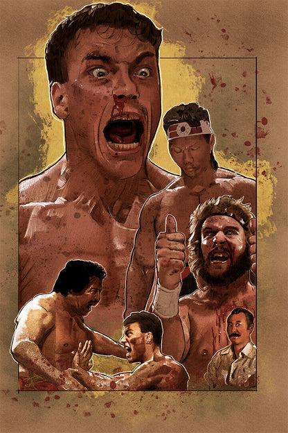 Bloodsport American Martial Movie Poster Wall Art Print Home Wall Decor