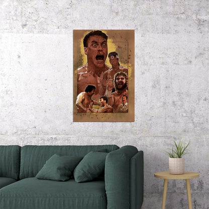 Bloodsport American Martial Movie Poster Wall Art Print Home Wall Decor