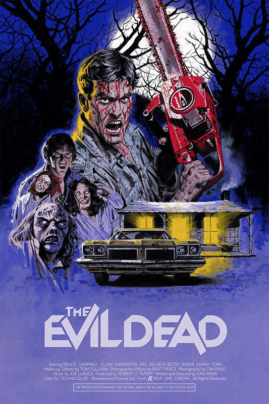 The Evil Dead American Horror Film Cover Illustration Poster Wall Art Print Home Wall Decor