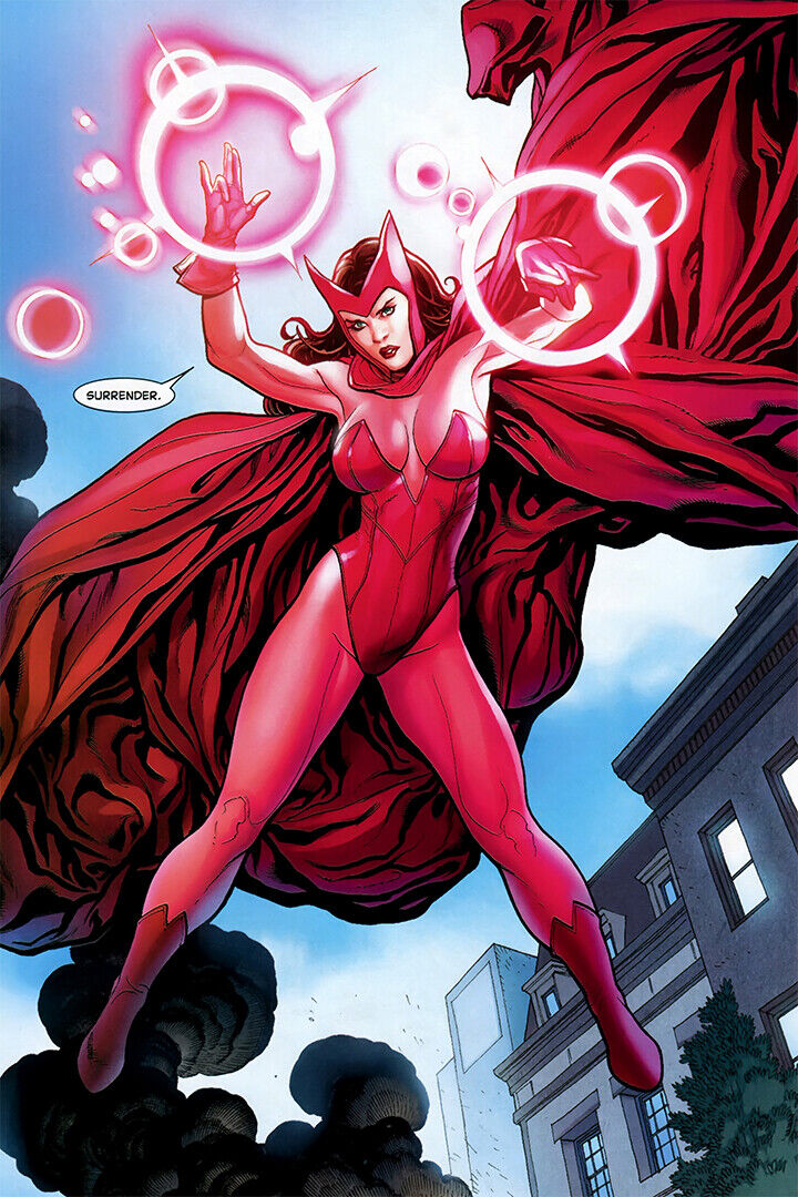 The Avengers Wonder Man Vision Scarlet Witch Poster Wall Art Print Home Wall Decor