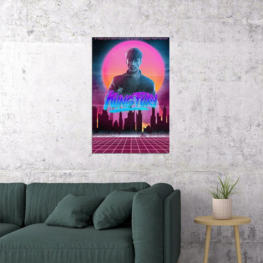 David Hasselhoff True Survivor Kung Fury 80's Poster Wall Art Print Home Wall Decor - xonomax