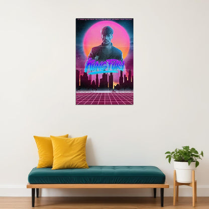 David Hasselhoff True Survivor Kung Fury 80's Poster Wall Art Print Home Wall Decor - xonomax