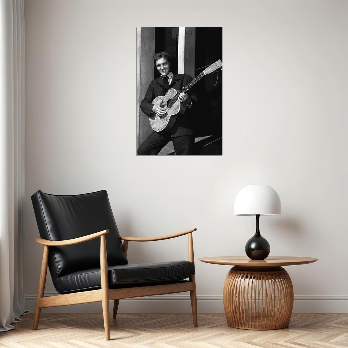 Elvis Presley Rock And Roll King Poster Wall Art Print Home Wall Decor - xonomax