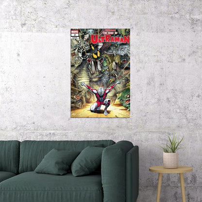 Rise Of Ultraman Vs Monster Villans Poster Wall Art Print Home Wall Decor
