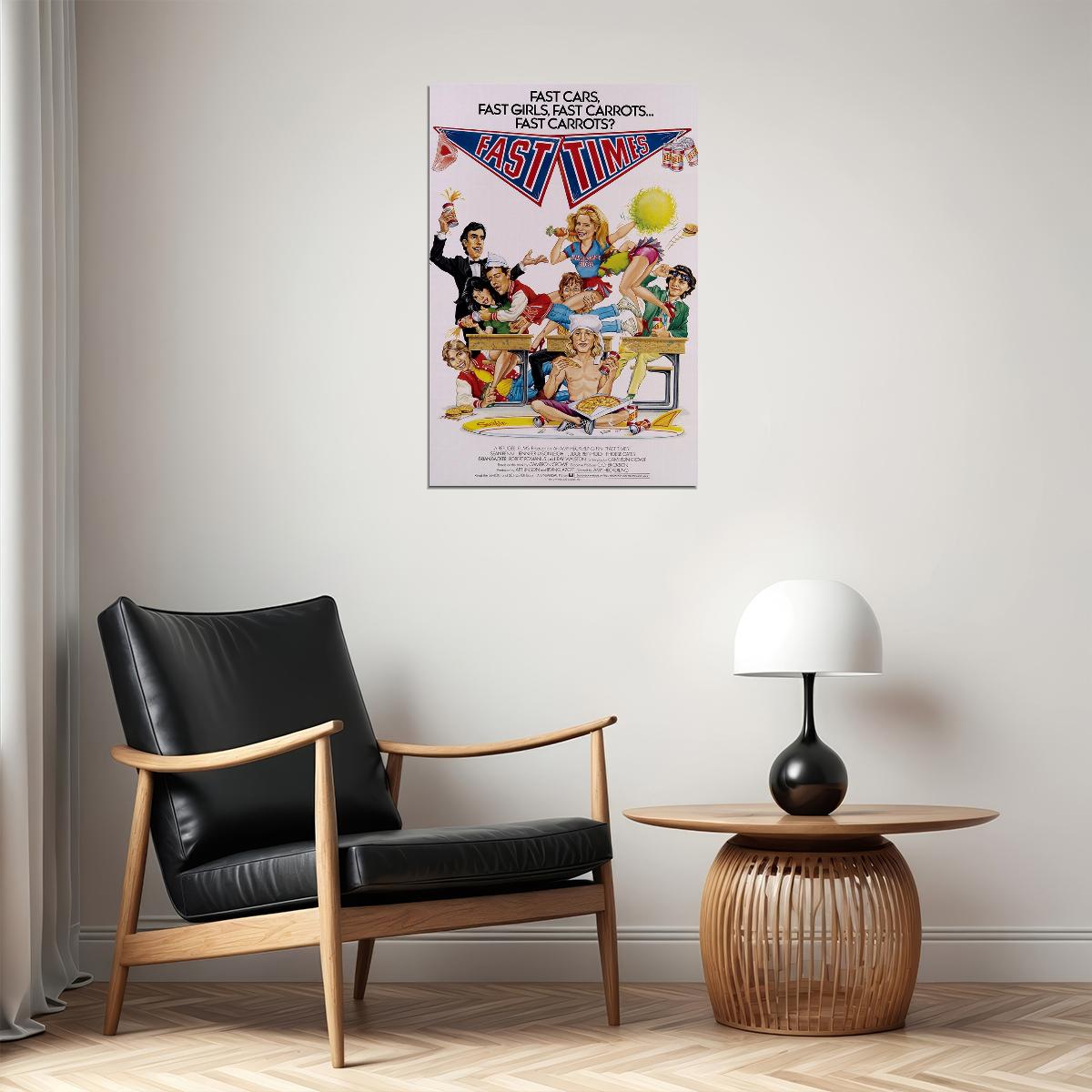 Fast Times At Ridgemont High Movie Poster Wall Art Print Home Wall Decor