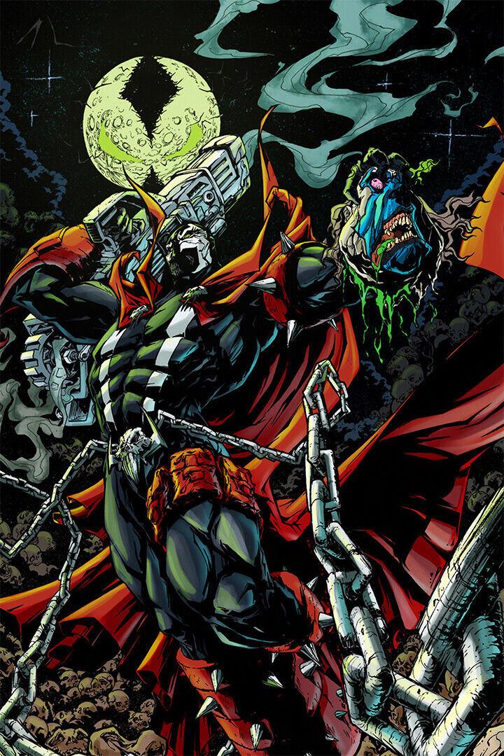 Spawn Tower Superhero Poster Wall Art Print Home Wall Decor - xonomax
