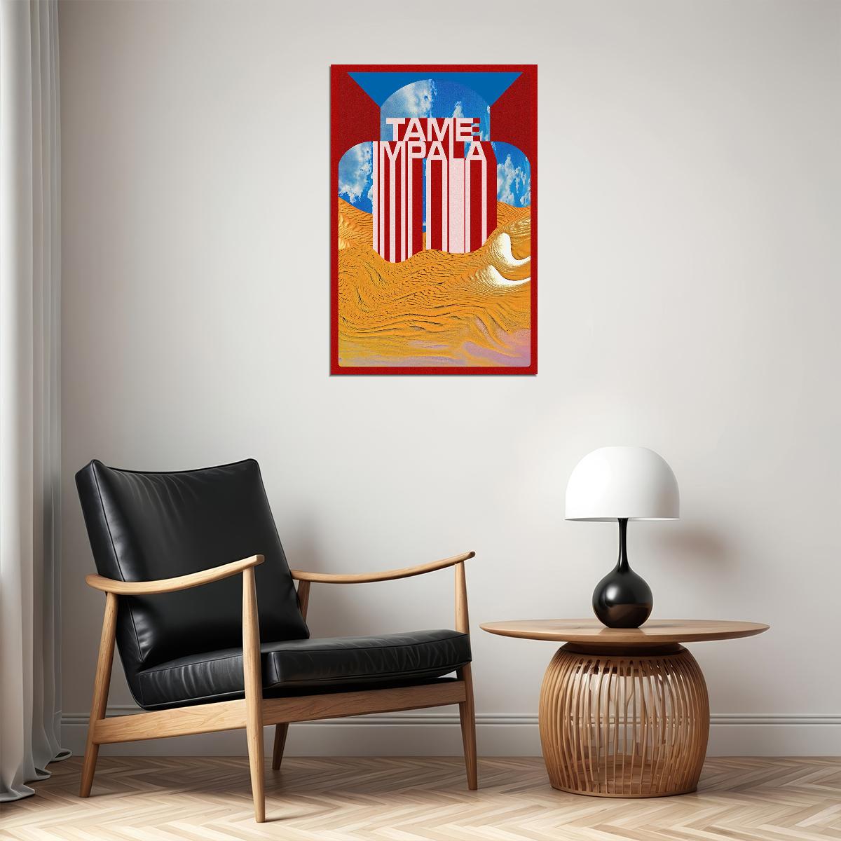 Tame Impala Kevin Parker Pink Background Poster Wall Art Print Home Wall Decor - xonomax