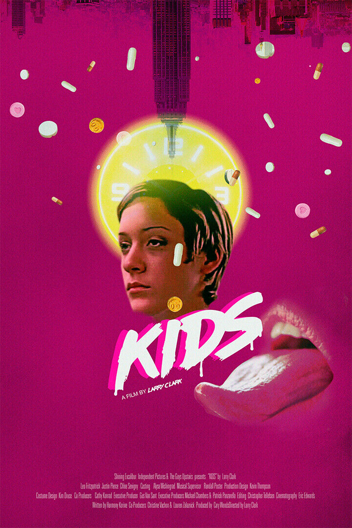 Kids 1995 Movie Drama Film Poster Wall Art Print Home Wall Decor - xonomax