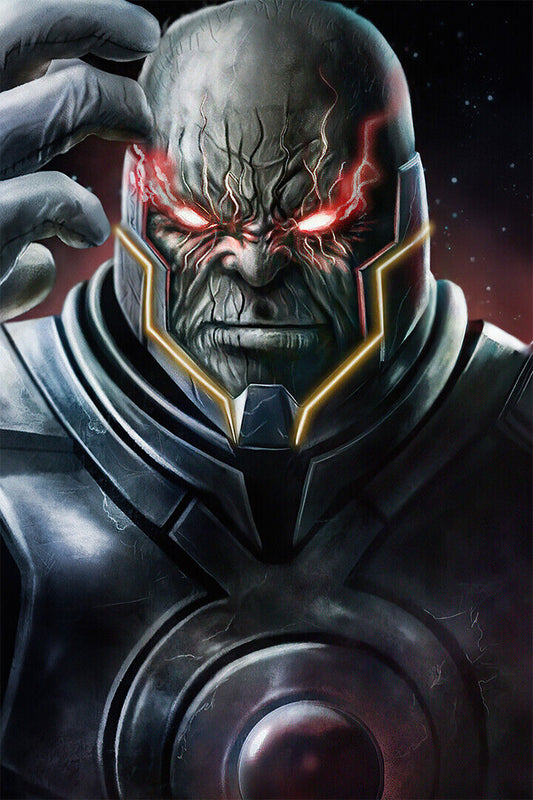 Darkseid Glowing Red Eyes Dc Poster Wall Art Print Home Wall Decor - xonomax