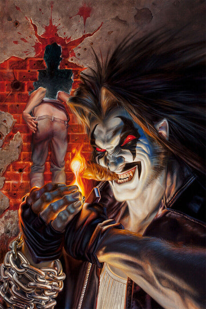 Lobo Smoking A Cigar With Hook Poster Wall Art Print Home Wall Decor - xonomax